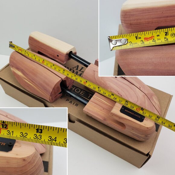 Allen Edmonds Shoe Trees Cedar Wood Combination XXL / 2XL USA Men's 13W-17N NIB - Picture 7 of 12